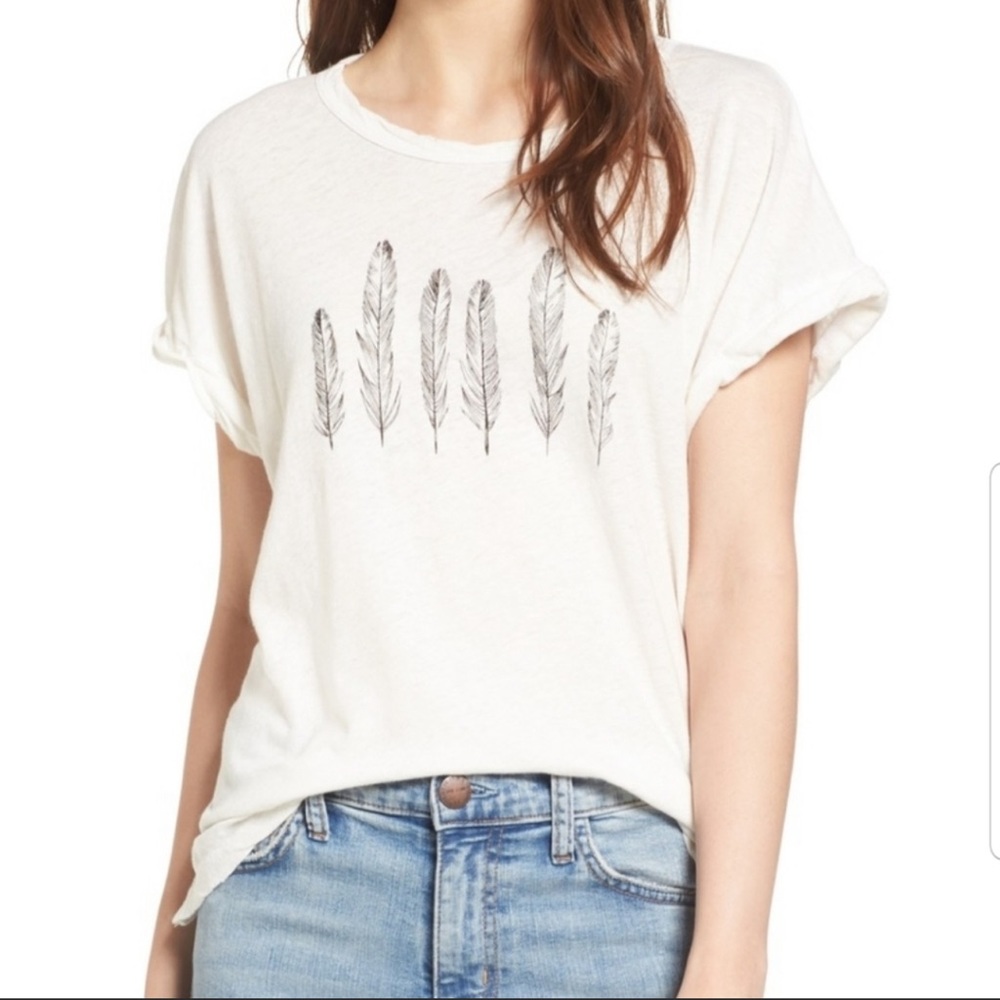 NWT Current Elliot Rolled Crew